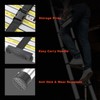Telescoping Ladder, 10.5 FT Aluminum Lightweight Extension Ladder with 2