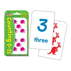 Counting 0-25 Pocket Flashcards