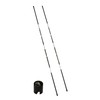 Longridge Golf Practice Aid Portable Tour Rodz Alignment Sticks Black
