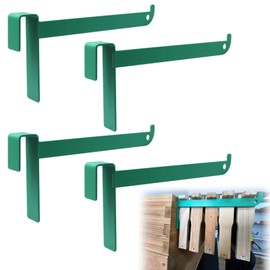 4 Pcs Bee Frame Holder, 5 Frame Capacity Painted Beekeeping Frame Support Bracket, Portable Beekeeping Frame Inspection Bracket Tool, Bee Boxes and Frames Starter Kit