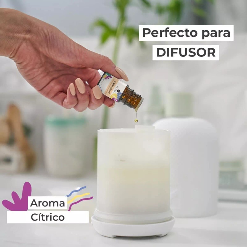 Nativa5 Aceites Esenciales Cítricos Vitalidad Aromaterapia Difusor