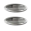 9.5 Inch Front Grille Rear Tailgate Emblem Compatible with 2015-2024