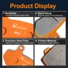 LE LEFOSSI Front and Rear Carbon Fiber Brake Pads Sets