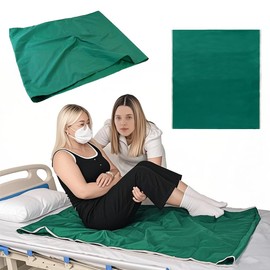 Care Bed Accessories Sliding Cloth for Bedridden – Reusable Slide Board Care, Waterproof Nylon Fabric – For Home Care, Hospitals, Transfer Aid (75 x 95 cm)