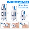 ANCIRS 3-Size Metal Finger Splint Support, Small & Medium &
