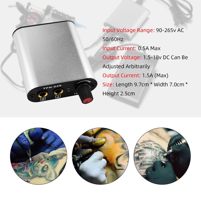 zalati Complete Tattoo Kit Pro Tattoo Machine Set with Tools