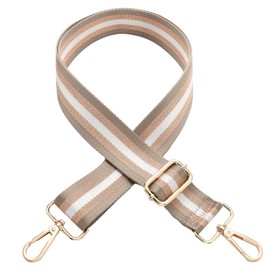 Wide Shoulder Strap,Adjustable Replacement Wide Bag Strap,Wide Handbag Straps Crossbody,Strap for Handbag for Women,Strap Bag,Handbag Belt with Metal Swivel Hooks (Coffee)