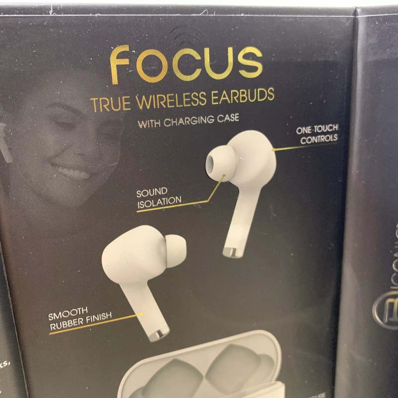 Focus NEW! *B Iconic Focus True Wireless Earbuds with Charging