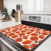 Red Poppy Flowers Stove Top Covers,Abstract Stove Cover,Anti-Slip Heat Resistant