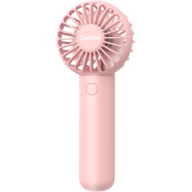 Coohea Mini Handheld Fan, Small Cute Design, 3 Powerful Speeds
