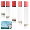 40PCS Coarse Fishing Floats Set - Transparent Waggler & Pole