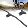 Mountain Bike Handlebars Carbon Fiber Integrated Handlebar Minus 17 Degrees