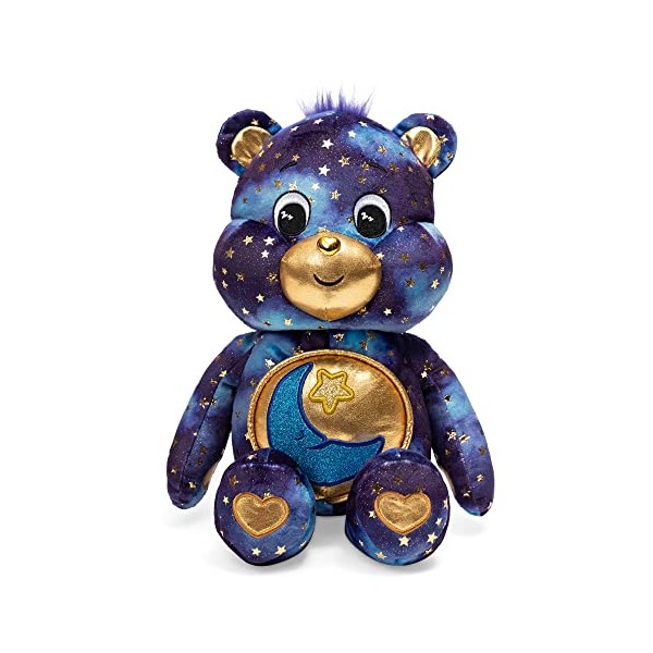 Care Bears | Bedtime Bear Collectors Edition 35cm Medium Plush | Collectable Cute Plush Toy, Cuddly Toys for Children, Cute Teddies Suitable for Girls and Boys Ages 4+ | Basic Fun 22665