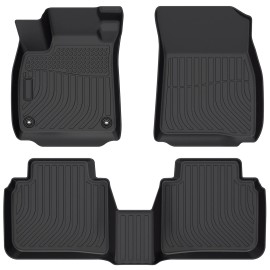 Autowu89 Car Floor Mats For 2023-2025 Honda Accord, Hybrid Rubber Liners