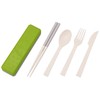 Kokubo KK-043 GO OUT Military Greenery Cutlery Set