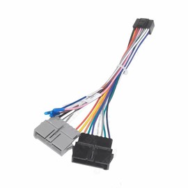 16pin Car Power Cord Radio Wiring Harness Adapter for Jeep Cherokee 1997-2001, 1999 Chrysler 300m 1999-2001, Dodge Neon 1995-2001