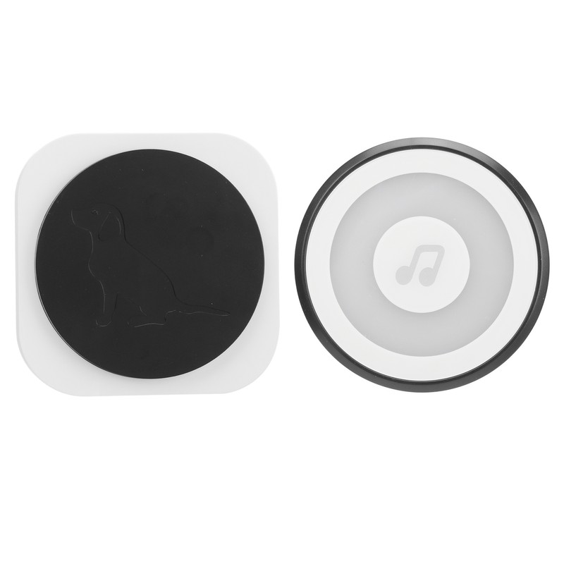 Wireless Pet Doorbell with Transmitter Receiver 4 Flashing Modes Touch