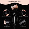 Sethexy Short Oval False Nails 500Pcs 10Sizes Full Cover Acrylic