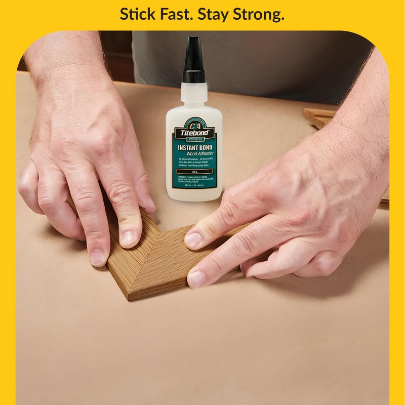Brixwell QKTT-003 Titebond, Instant Bond, 2 oz. Standard (for Gap-Filling