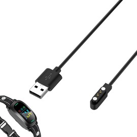 Charger Replacement Only for BIBYDOR Bark Collar, Magnetic Charging Cable, Black