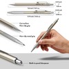 Nicpro 29PCS Metal Mechanical Pencil Set in Leather Case, 0.3
