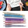 7Pcs Anti Slip Ballpoint Pens Quick Drying Plastic Ballpoint Pens