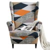 MINGPINHUIUS Wingback Chair Cover Sofa Slipcover - Stretch Polyester Wingback