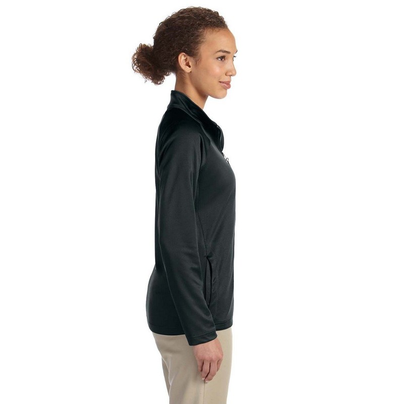 Devon & Jones Ladies' Stretch Tech-Shell® Compass Full-Zip 2XL BLACK