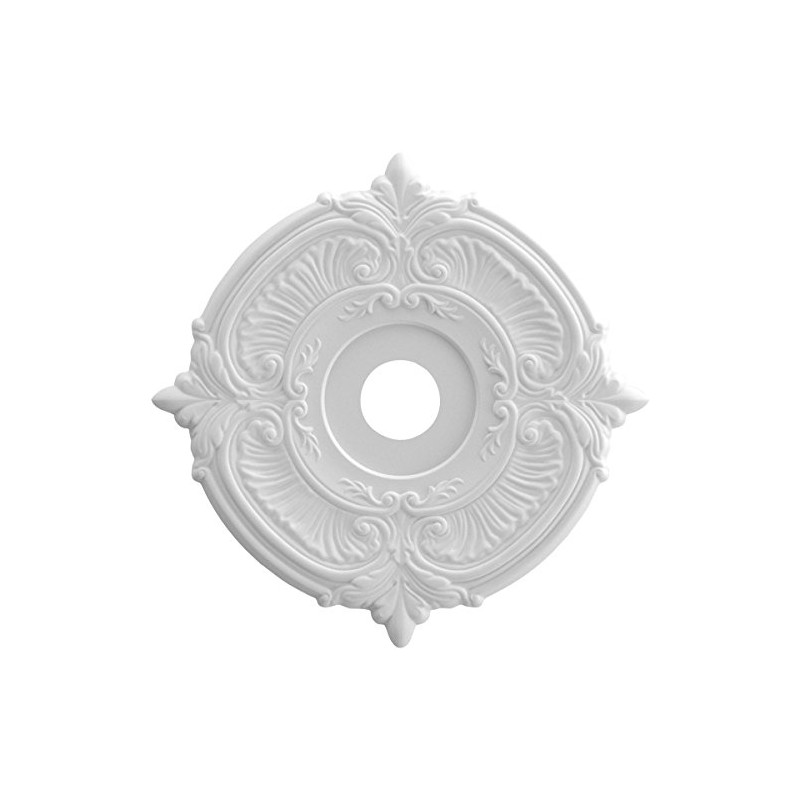 Ekena Millwork CMP22AT Attica Thermoformed PVC Ceiling Medallion (Fits Canopies