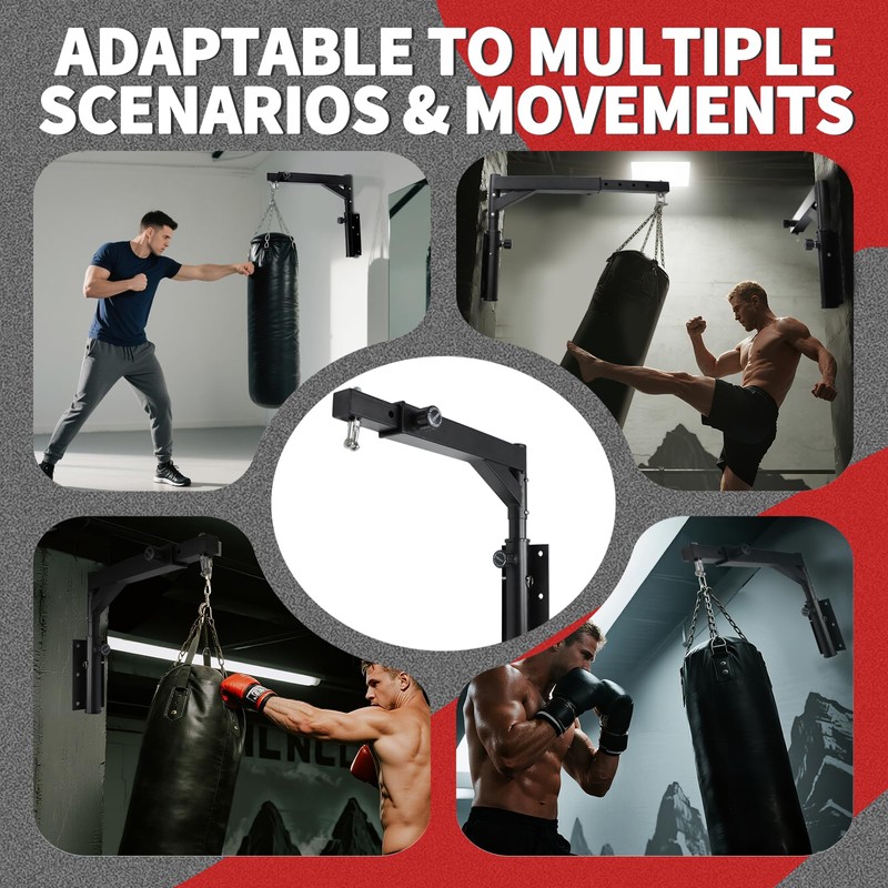 Pvrud Heavy Bag Hanger Wall Mount Punching Boxing Bag Bracket