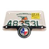 MotorDog69 Black License Plate Mount Bundle with Texas The Lone