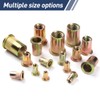 BOUMVID Rivet Nuts M4, Pack of 30 Galvanised Carbon Steel
