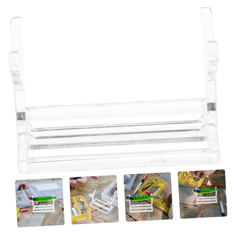 BESPORTBLE Fishing Lure Display Stand Large Capacity Abs Material Rack
