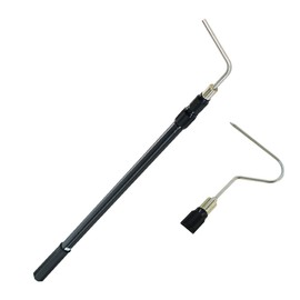 Flowpubs Heavy-Duty Truck Cargo Grabber w/Snake Hook | 7ft Extendable Aluminum Pole (85cm Collapsed) | Truck Bed Hook Accessories, Cargo Retrieval Tool 。