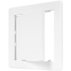 6" x 6" White Plastic Access Panel. Service Shaft Door