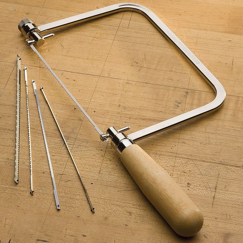 DEKTON DT45710 Coping Saw, Black/Red, 5 Blades, Heavy Duty