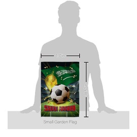 Ornament Collection World Cup Saudi Arabia Garden Flag Set Mailbox Hanger Sports Soccer Game Goal Ball Football Entertainment Activity Physical House Banner Small Yard Gift Double-Sided, Made in USA