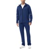 Rdruko Men's Sweatsuit Sets 2 Piece Hooded Full Zip Jogger