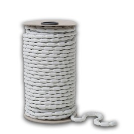 IPEA Lead Tape for Curtains, Fabrics, Mosquito Net - Super Heavy 200g/m - 3 Metres - Made in Italy - Lead Tape for Curtains - Weight, Lighting, Ballast Weight - White - 200g/m