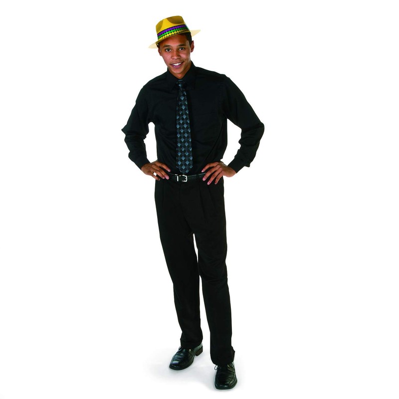 Fun Express Mardi Gras Fedora Hats | Plastic | Assorted