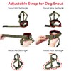 HEELE Dog Muzzle with Head Strap and Adjustable Loop and