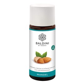 Baldini Organic Almond Oil, Almond Massage Oil, Organic Base Oil, Almond Massage Oil, 100% Pure Almond Oil, Cold Pressed, for Massaging, 50 ml