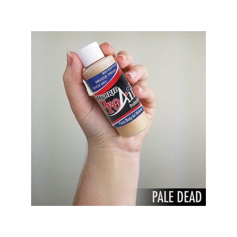 ProAiir Face and Body Painting Makeup - 4oz (120ml) Zombie
