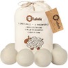ESSENTIALS Dryer Balls Set of 6 [High Felt Density]. Sustainable
