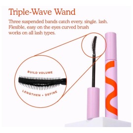 Tower 28 Beauty MakeWaves Lengthening + Volumizing Mascara Standard Size Ret $20