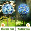 VCUTEKA Solar Outdoor Lights Garden Decor Mosaic Solar Garden Lights