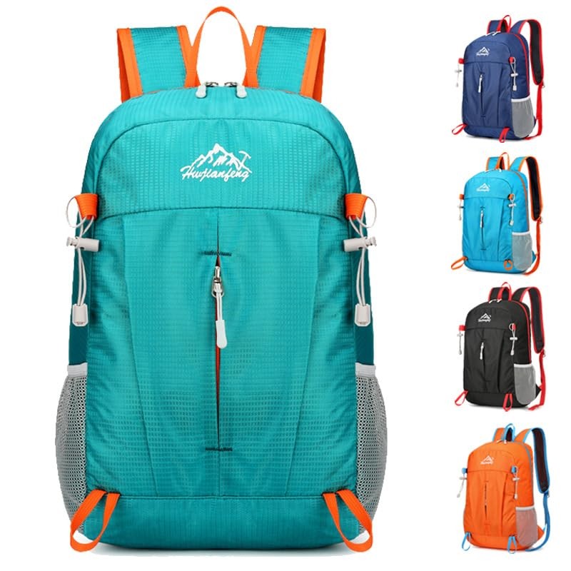 Mochila Plegable, Mochila Senderismo 40L, Ligera, Backpack con Multiples Compartimentos,