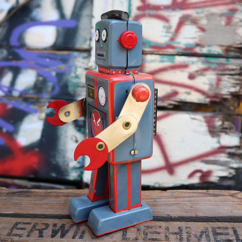 Freak Scene Robot - Robot de hojalata - Mechanical Robot