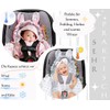Mikos Swaddling Blanket Baby Seat Autumn Winter with Hood for
