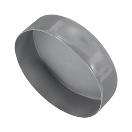 sourcing map 200mm(7 7/8") Rubber End Caps, Round Vinyl Plug Insert Plastic End Caps for Tubing, Fence, Pipe Post, Furniture, Railing, Light Gray
